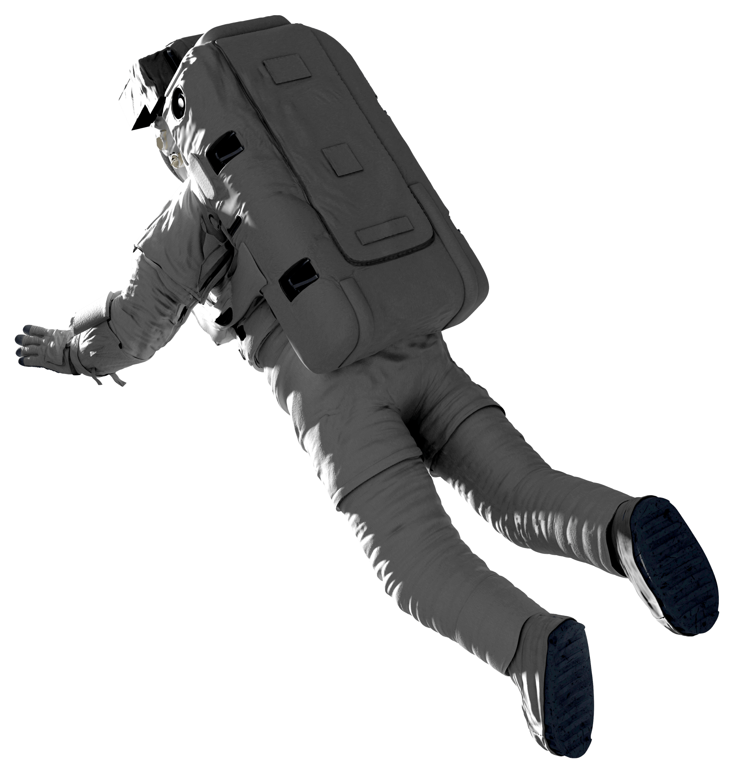 Astronaut floating